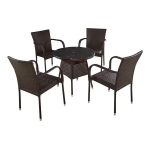 SET STO I 4 STOLICE RATAN PVC 030588