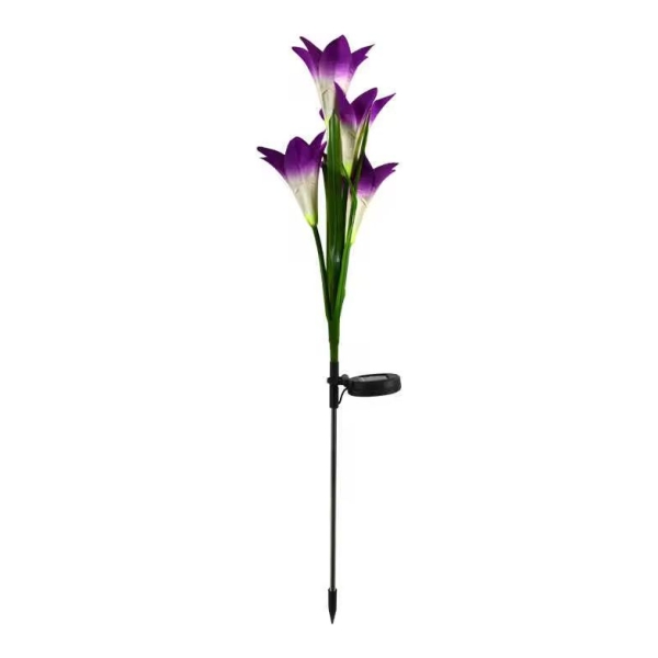 SOLARNA BAŠTENSKA LAMPA CVET 028480