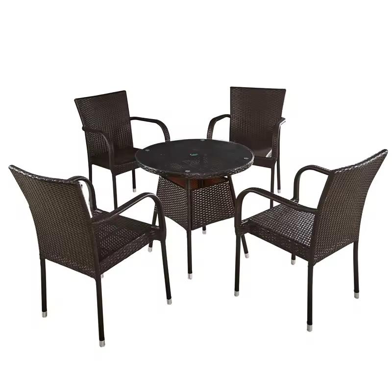 SET STO I 4 STOLICE RATAN PVC 030588 SET STO I 4 STOLICE RATAN PVC 030588