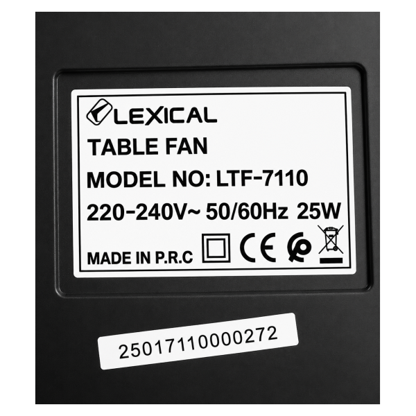 Stoni Ventilator LEXICAL LTF-7110 25W