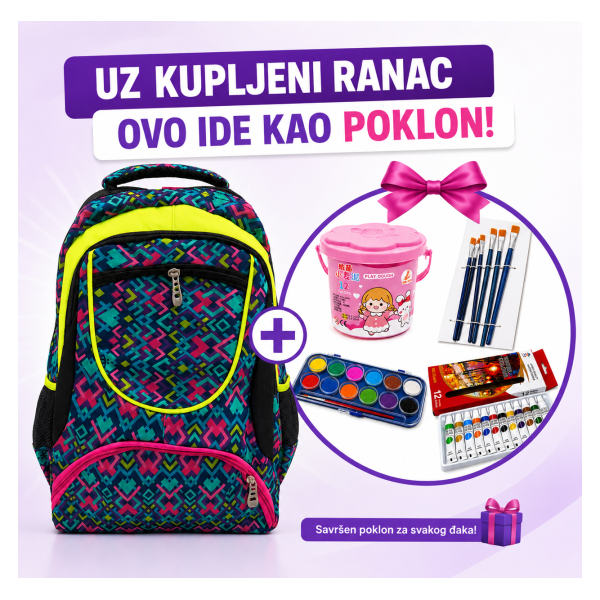 Dečiji ranac Školski Color