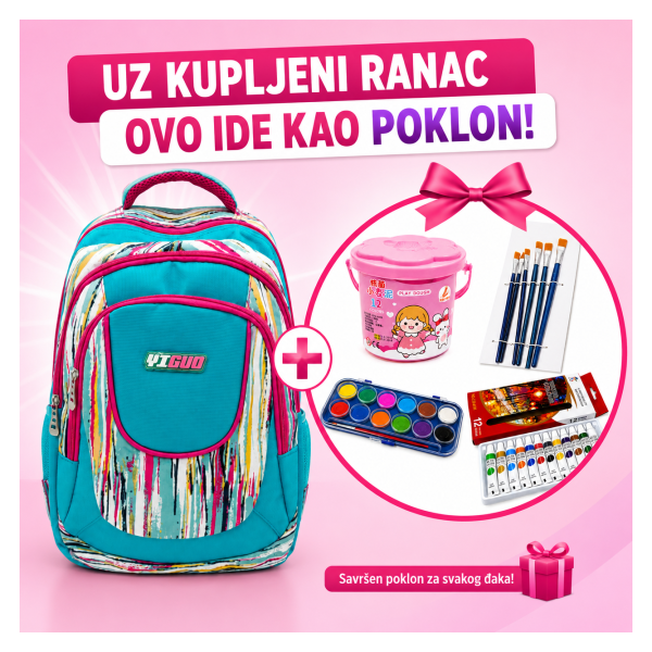 Dečiji ranac Školski Color
