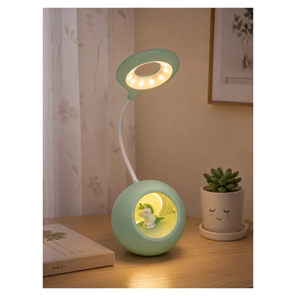 LED stona lampa Jednorog USB