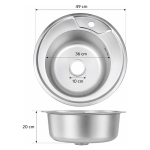 Inox sudopera FI50