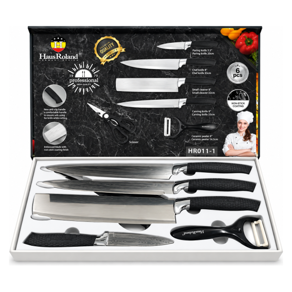 Set kuhinjskih noževa HausRoland HR011-1 – 6 delova