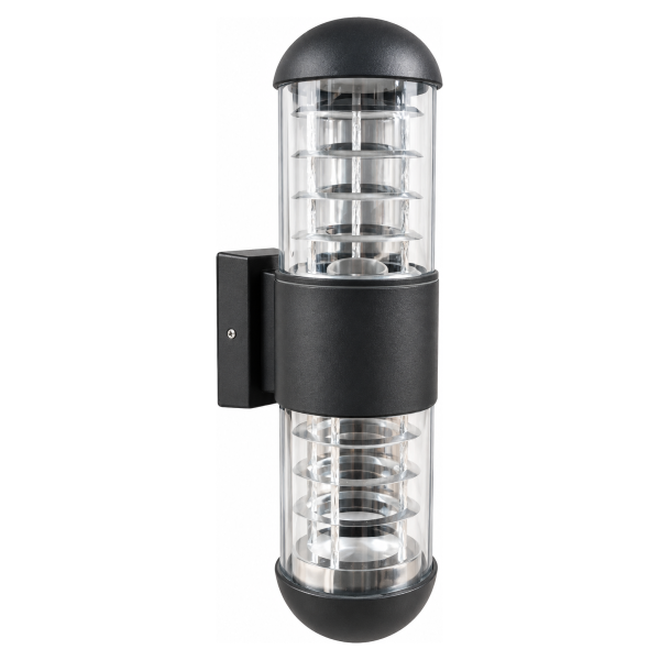 Zidna lampa 2×E27 – crna