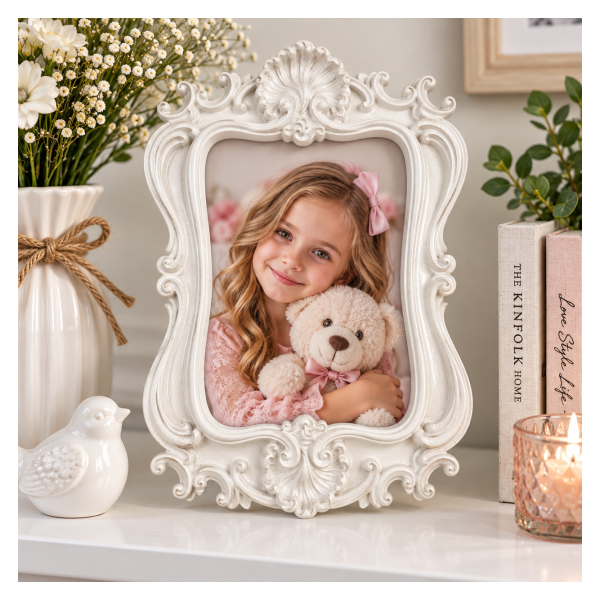Dekorativni ram za slike  – beli