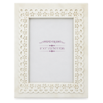 Dekorativni ram za slike  – krem beli 13 × 18 cm
