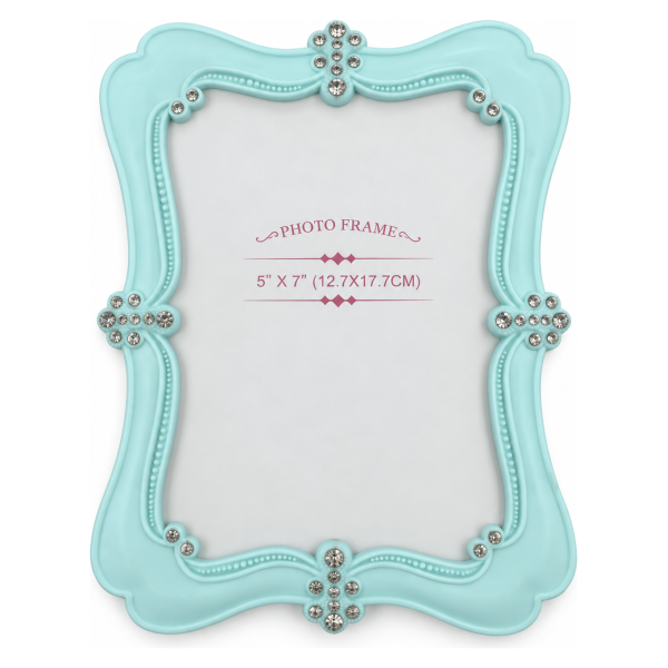 Dekorativni ram za slike  – mint zeleni 12.7×17.7 cm