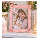 Dekorativni ram za slike – roze 13 × 18 cm