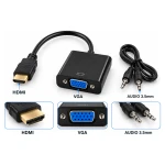 HDMI na VGA adapter sa 3,5 mm audio kablom